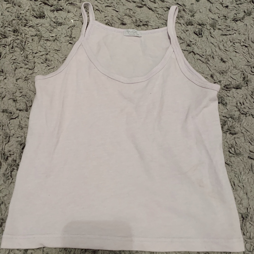 pastel purple crop top